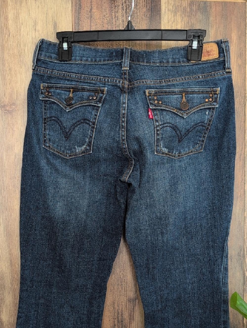 Levi's 515 Boot Cut Dark Blue Flare Jeans 6M          Q265